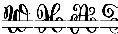 Vase Monogram