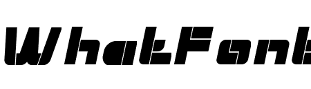 Extra Machine Bold Italic