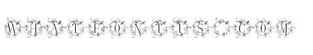 Petite Floral Buds Monogram