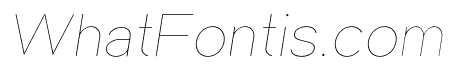 Einer Grotesk Hairline Italic