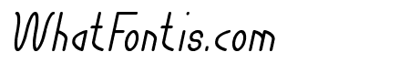 THE LUCKY MAN Italic