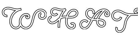 ABS Monogram Outline 04