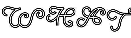 ABS Monogram Outline 06