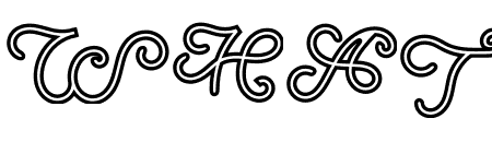 ABS Monogram Outline 07