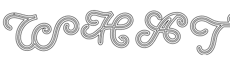 ABS Monogram Outline 08