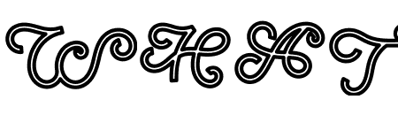 ABS Monogram Outline 09