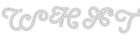 ABS Monogram Outline 11