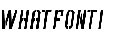 Scared of Bums Italic