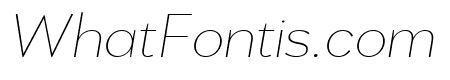 Rapor Thin Italic