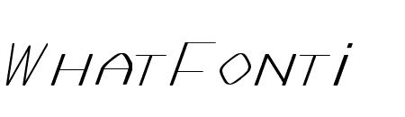 Flatened Italic