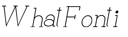 Victorela Light Italic