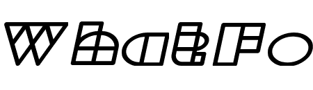 WAREHOUSE PROJECT Bold Italic