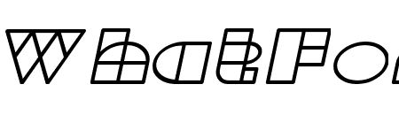 WAREHOUSE PROJECT Italic