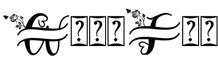 Monogram Butterfly