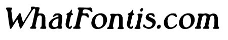 Quanta La Oranj Bold Italic