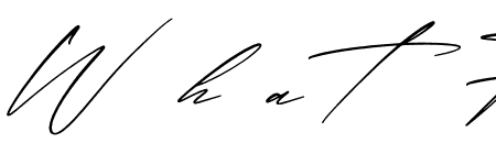 Qalisha Signature Script Italic