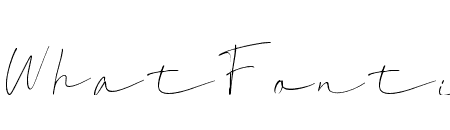 Signature Script Font Regular