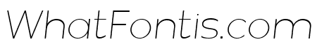 Misegar Thin Italic