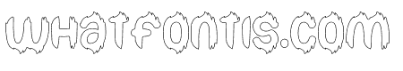 Bigfoot Cute Outline