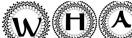 Monogram Leaves and Stars