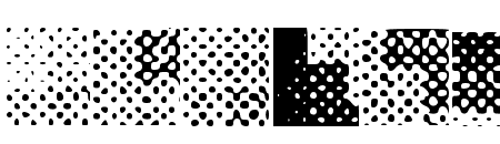 Texture Glyph Halftone Heavy