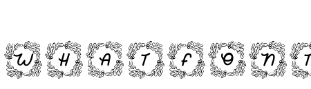 Winter Ribbon Monogram Regular