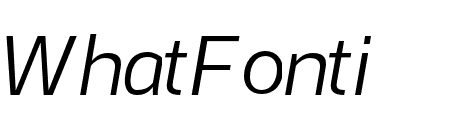 Gerlach Sans Regular Italic