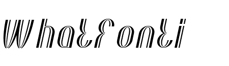 THE QUICK MOTOCROSS Italic