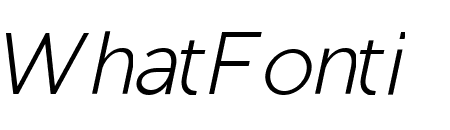 Regon Light Italic