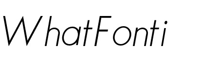 Charrow Extralight Italic
