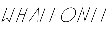 Apocalypto ExtraLight Italic