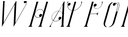 Largely Elegant Italic