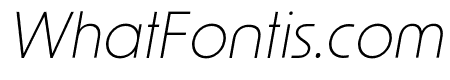 Morgan Thin Italic