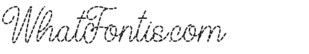 Stitches Font Regular