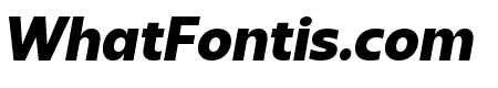 Sanshiro Extra Bold Italic