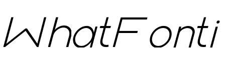 RICORDO ExtraLight Italic