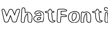 School Blots Font Outline