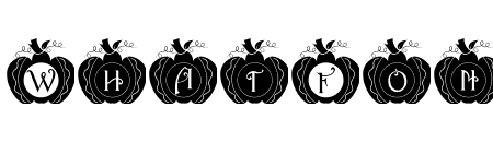 Pumpkin Waluh Monogram
