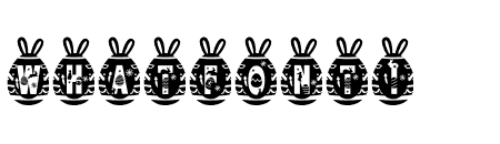 EASTER EGG MONOGRAM
