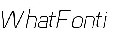 Futurette ExtraLight Oblique