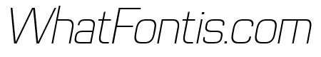 Futurette Thin Italic