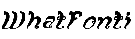 Fancy Curly Italic