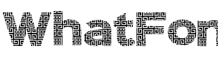 Tribal Pattern Lettering
