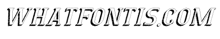 White Letters Italic