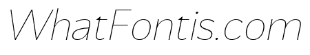 Mersin Thin Italic