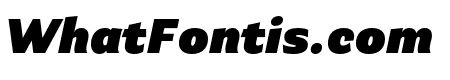 Parry Grotesque ExtraBlack Italic
