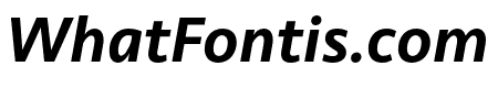 Seravek Basic Medium Italic