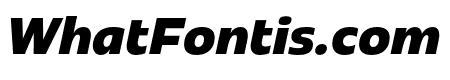Redonda Condensed ExtraBold Italic