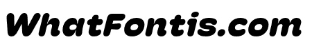 Hoss Round Wide Heavy Italic