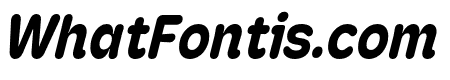 Hoss Round XNarrow Bold Italic